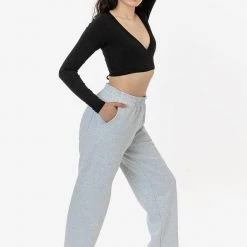 Los Angeles Apparel Women's HF-05 Unisex - 14 Oz. Heavy Fleece Straight Leg Sweatpant