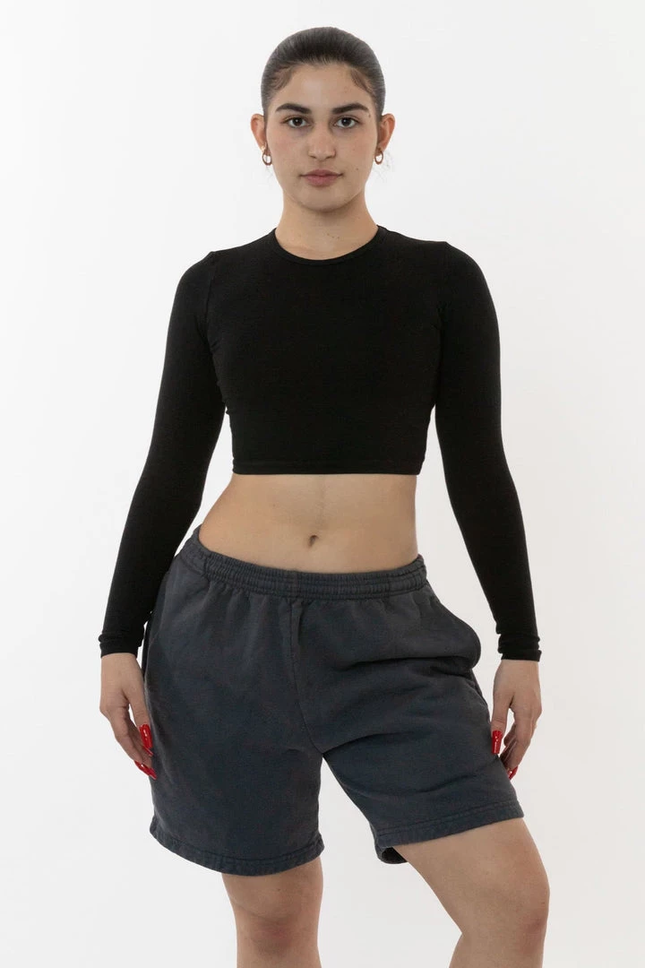 Los Angeles Apparel Men's HF02GD Mix - Garment Dye 14oz. Heavy Fleece Mid-Length Short 3 Los Angeles Apparel Men's HF02GD Mix - Garment Dye 14oz. Heavy Fleece Mid-Length Short