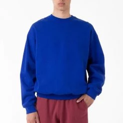 Los Angeles Apparel HF07GD - 14oz. Garment Dye Heavy Fleece Pullover Crewneck Sweatshirt Men's