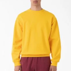 Los Angeles Apparel HF07GD - 14oz. Garment Dye Heavy Fleece Pullover Crewneck Sweatshirt Men's