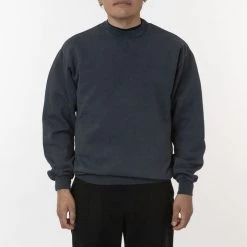Los Angeles Apparel HF07GD - 14oz. Garment Dye Heavy Fleece Pullover Crewneck Sweatshirt Men's