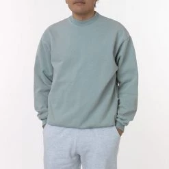 Los Angeles Apparel HF07GD - 14oz. Garment Dye Heavy Fleece Pullover Crewneck Sweatshirt Men's