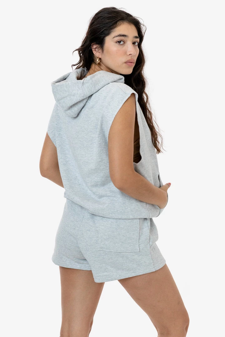 Los Angeles Apparel HF-08 Unisex - 14 Oz. Heavy Fleece Sleeveless Hooded Pullover Women's 5 Los Angeles Apparel HF-08 Unisex - 14 Oz. Heavy Fleece Sleeveless Hooded Pullover Women's