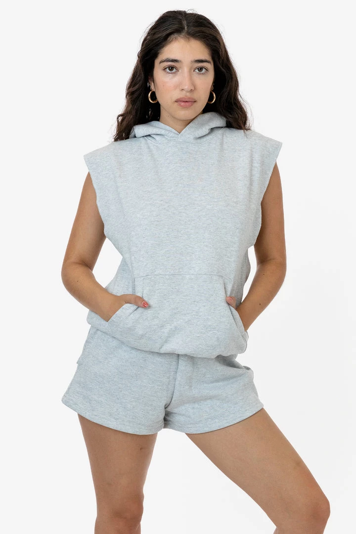 Los Angeles Apparel HF-08 Unisex - 14 Oz. Heavy Fleece Sleeveless Hooded Pullover Women's 7 Los Angeles Apparel HF-08 Unisex - 14 Oz. Heavy Fleece Sleeveless Hooded Pullover Women's