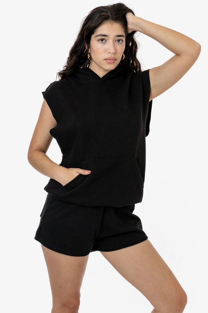 Los Angeles Apparel HF-08 Unisex - 14 Oz. Heavy Fleece Sleeveless Hooded Pullover Women's 9 Los Angeles Apparel HF-08 Unisex - 14 Oz. Heavy Fleece Sleeveless Hooded Pullover Women's