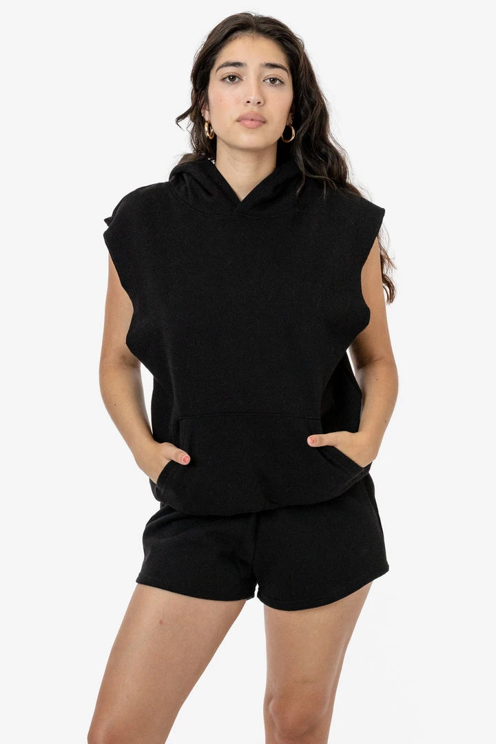 Los Angeles Apparel HF-08 Unisex - 14 Oz. Heavy Fleece Sleeveless Hooded Pullover Women's 6 Los Angeles Apparel HF-08 Unisex - 14 Oz. Heavy Fleece Sleeveless Hooded Pullover Women's