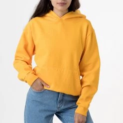 Los Angeles Apparel HF09GD Unisex - Garment Dye 14oz. Heavy Fleece Hooded Pullover Sweatshirt Women's