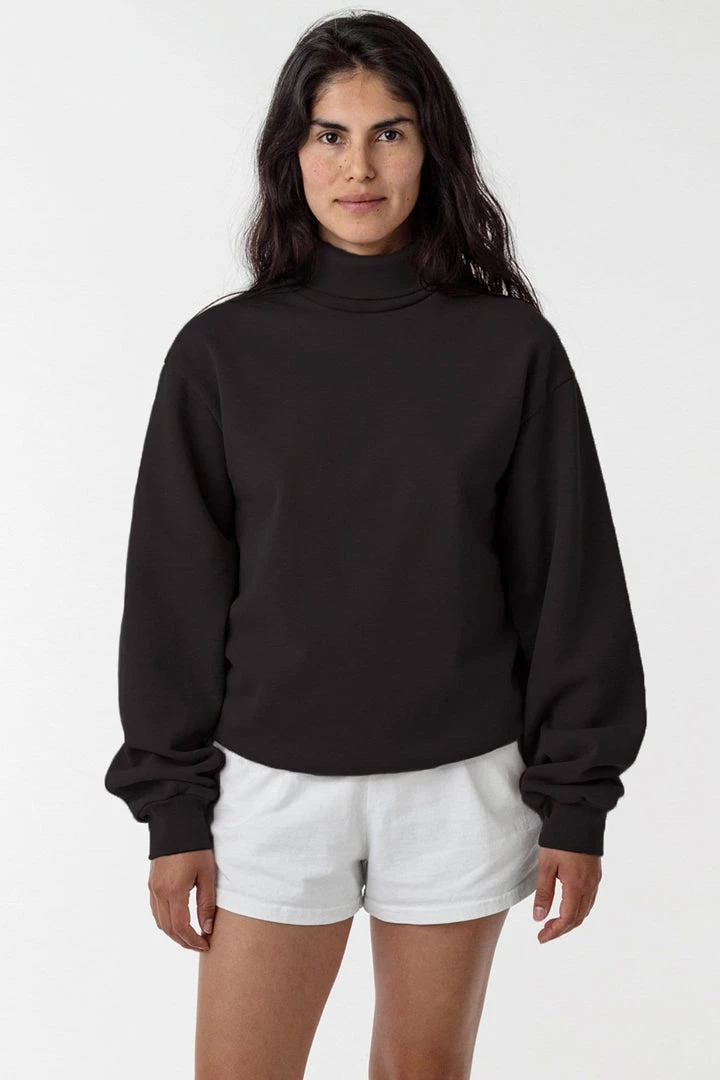 Los Angeles Apparel Women's HF13GD Unisex - 14 Oz Heavy Fleece Turtleneck Sweatshirt 9 Los Angeles Apparel Women's HF13GD Unisex - 14 Oz Heavy Fleece Turtleneck Sweatshirt