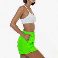 Los Angeles Apparel RNF314 - Women's Nylon Track Shorts 20 Los Angeles Apparel RNF314 - Women's Nylon Track Shorts