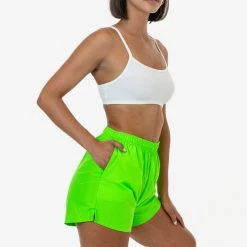 Los Angeles Apparel RNF314 - Women's Nylon Track Shorts 23 Los Angeles Apparel RNF314 - Women's Nylon Track Shorts