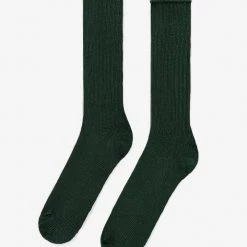 Los Angeles Apparel RIBCSOCK - Flat Knit Rib Crew Sock Women's