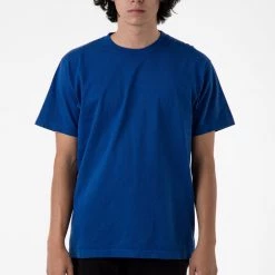 Los Angeles Apparel Unisex 1801GD Mix - 6.5oz Garment Dye Crew Neck T-Shirt