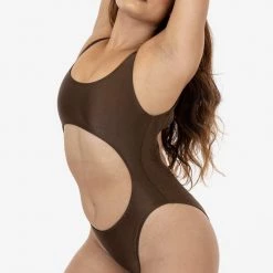 Los Angeles Apparel RNT106 - Cutout Bathing Suit Women's