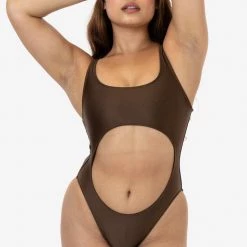 Los Angeles Apparel RNT106 - Cutout Bathing Suit Women's