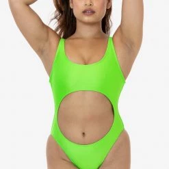 Los Angeles Apparel RNT106 - Cutout Bathing Suit Women's