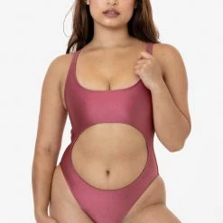 Los Angeles Apparel RNT106 - Cutout Bathing Suit Women's