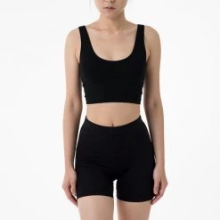 Los Angeles Apparel 8382 - Cotton Spandex Bike Shorts Women's