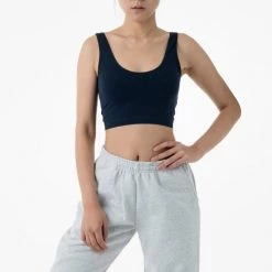 Los Angeles Apparel Women's 8383 - Cotton Spandex Tank Crop Top