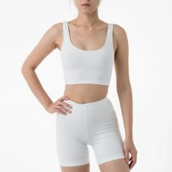 Los Angeles Apparel 8382 - Cotton Spandex Bike Shorts Women's