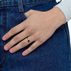 Los Angeles Apparel RNGBLCKU - 5mm Universal Enamel Ring