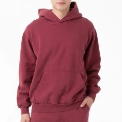 Los Angeles Apparel HF09GD Mix - Garment Dye 14oz. Heavy Fleece Hooded Pullover Sweatshirt