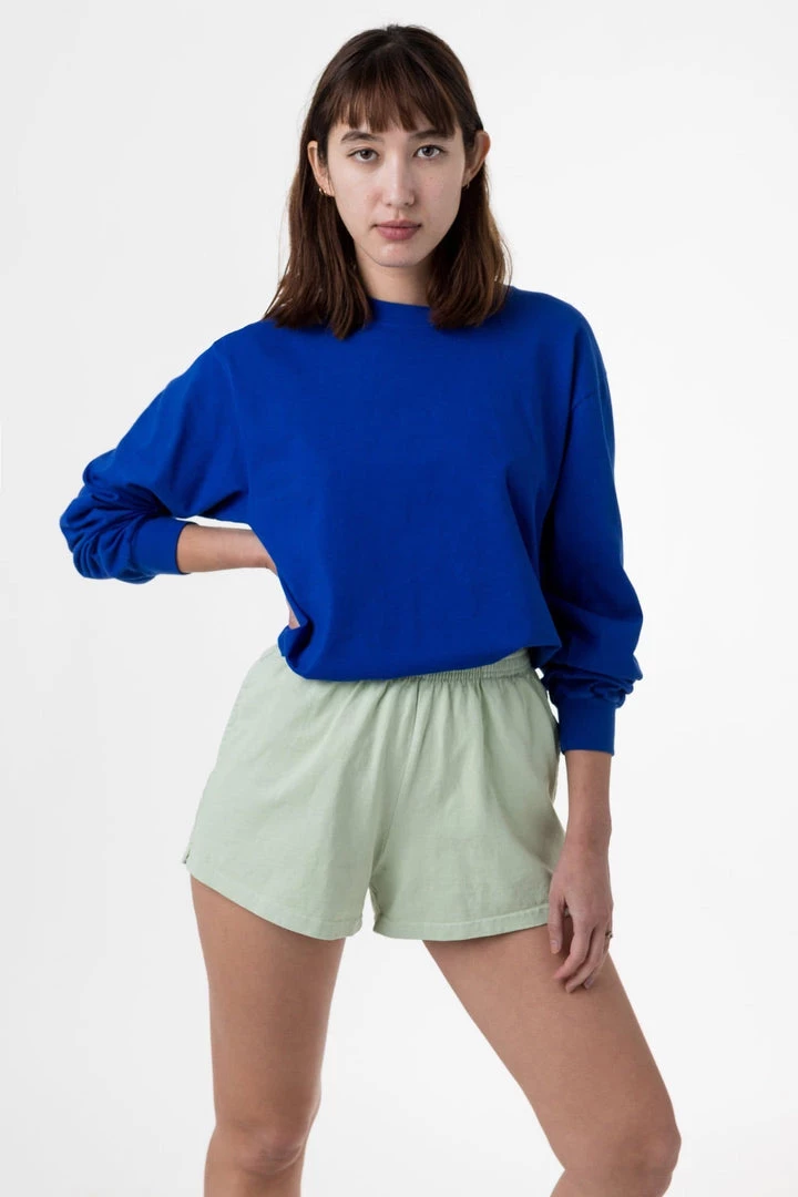 Los Angeles Apparel 1807GD Unisex - 6.5oz Long Sleeve Garment Dye Crew Neck T-Shirt 10 Los Angeles Apparel 1807GD Unisex - 6.5oz Long Sleeve Garment Dye Crew Neck T-Shirt