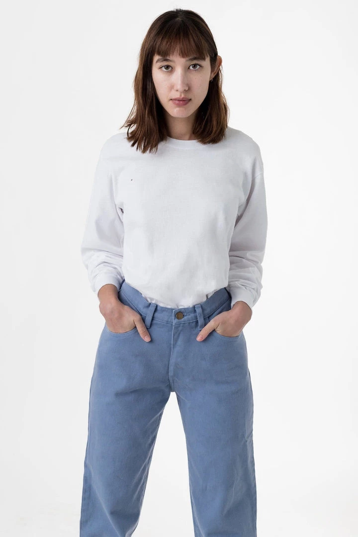 Los Angeles Apparel 1807GD Unisex - 6.5oz Long Sleeve Garment Dye Crew Neck T-Shirt 15 Los Angeles Apparel 1807GD Unisex - 6.5oz Long Sleeve Garment Dye Crew Neck T-Shirt