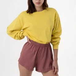 Los Angeles Apparel 1807GD Unisex - 6.5oz Long Sleeve Garment Dye Crew Neck T-Shirt 26 Los Angeles Apparel 1807GD Unisex - 6.5oz Long Sleeve Garment Dye Crew Neck T-Shirt