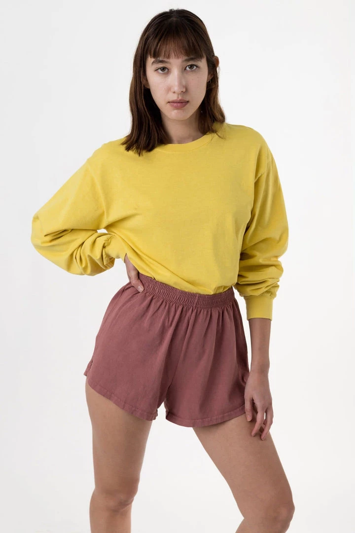 Los Angeles Apparel 1807GD Unisex - 6.5oz Long Sleeve Garment Dye Crew Neck T-Shirt 11 Los Angeles Apparel 1807GD Unisex - 6.5oz Long Sleeve Garment Dye Crew Neck T-Shirt