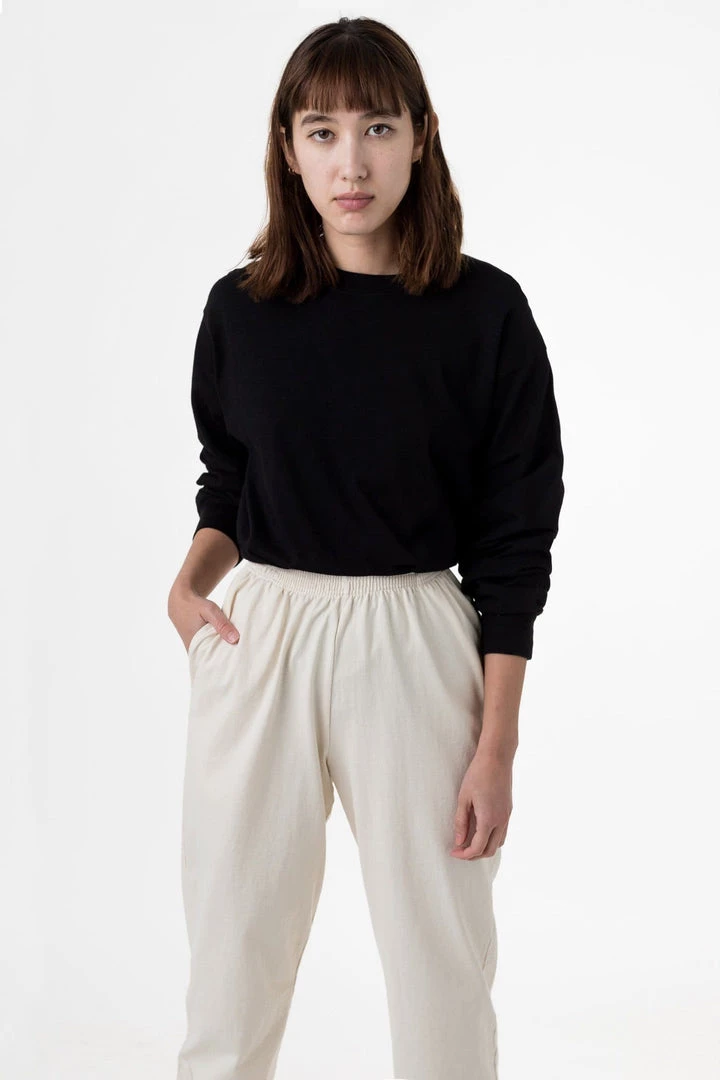 Los Angeles Apparel 1807GD Unisex - 6.5oz Long Sleeve Garment Dye Crew Neck T-Shirt 5 Los Angeles Apparel 1807GD Unisex - 6.5oz Long Sleeve Garment Dye Crew Neck T-Shirt