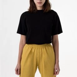 Los Angeles Apparel Women's 1809GD Unisex - Short Sleeve Garment Dye Pocket T-Shirt