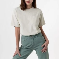 Los Angeles Apparel Women's 1809GD Unisex - Short Sleeve Garment Dye Pocket T-Shirt