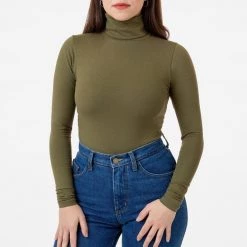 Los Angeles Apparel 8306 - Cotton Spandex Turtleneck