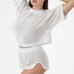 Los Angeles Apparel Women's RIN304 - Cotton Fishnet Shorts 13 Los Angeles Apparel Women's RIN304 - Cotton Fishnet Shorts