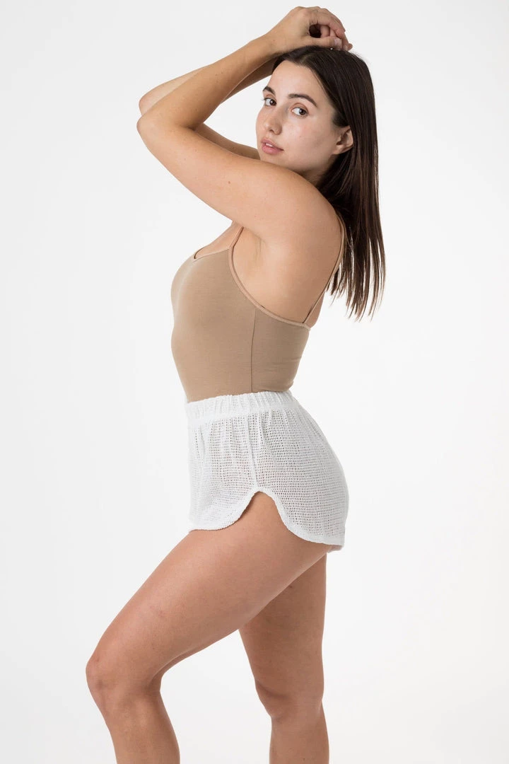 Los Angeles Apparel Women's RIN304 - Cotton Fishnet Shorts 10 Los Angeles Apparel Women's RIN304 - Cotton Fishnet Shorts