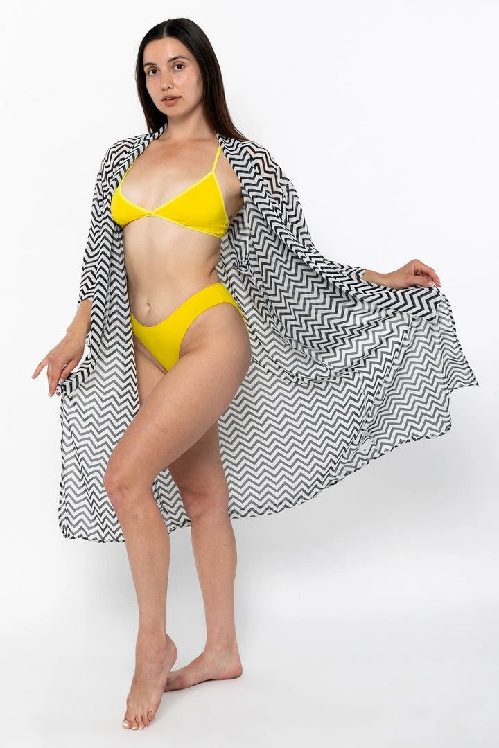 Los Angeles Apparel RPCH01 - Printed Chiffon Kimono Robe 7 Los Angeles Apparel RPCH01 - Printed Chiffon Kimono Robe