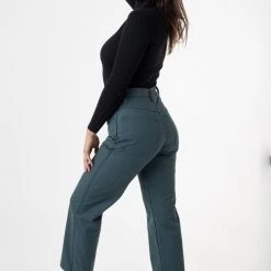 Los Angeles Apparel Women's RTWL01 - Twill Work Pants Spruce