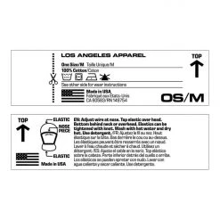 Los Angeles Apparel FACEMASK3 - 3-Pack Cotton Mask