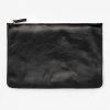 Los Angeles Apparel RLH3413 - Large Leather Zip Pouch Women's 1 Los Angeles Apparel RLH3413 - Large Leather Zip Pouch Women's