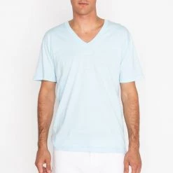 Los Angeles Apparel Women's 24056 Mix - Fine Jersey V-Neck T-Shirt