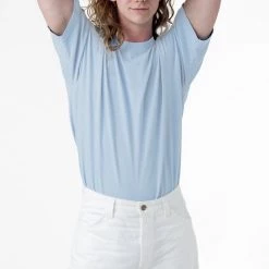 Los Angeles Apparel 1801GD - 6.5oz Garment Dye Pastel Crew Neck T-Shirt Men's