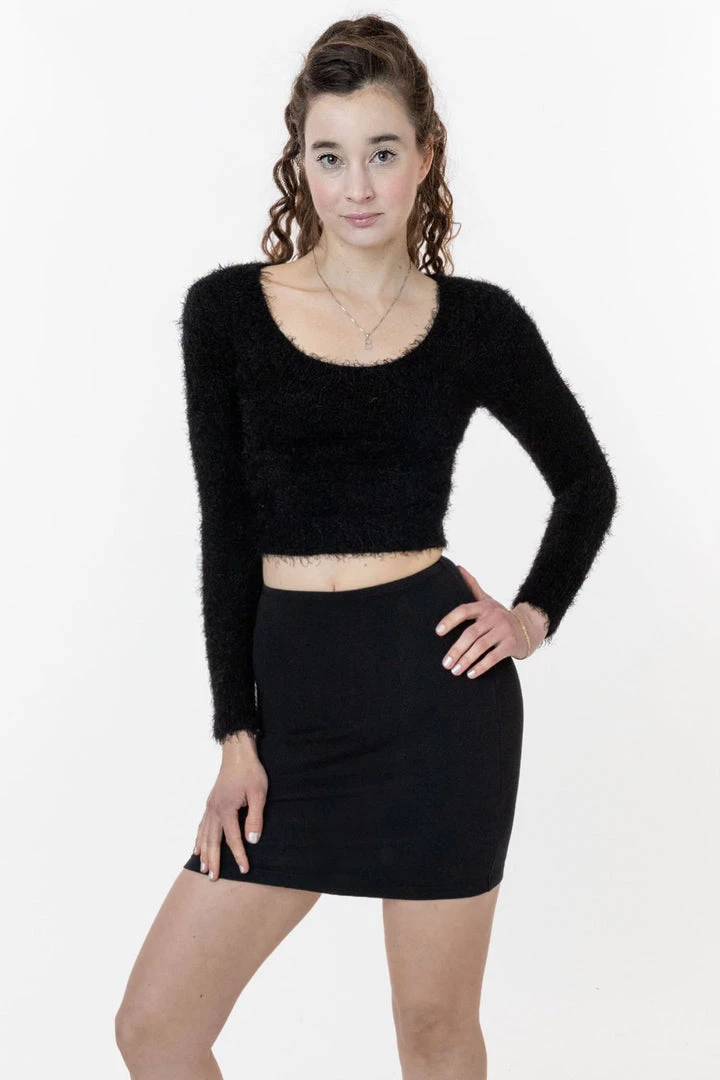 Los Angeles Apparel Women's RFK4981 - Long Sleeve Fuzzy Sweater 6 Los Angeles Apparel Women's RFK4981 - Long Sleeve Fuzzy Sweater