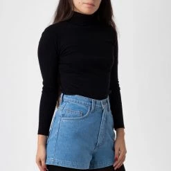 Los Angeles Apparel RDNW04 - Denim Loose Short Women's 22 Los Angeles Apparel RDNW04 - Denim Loose Short Women's