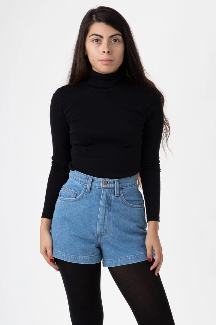 Los Angeles Apparel RDNW04 - Denim Loose Short Women's 13 Los Angeles Apparel RDNW04 - Denim Loose Short Women's