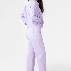 Los Angeles Apparel RBDW01GD - Garment Dye Women's Relaxed Fit Bull Denim Jean