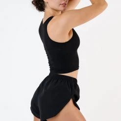 Los Angeles Apparel Women's 3380GD - Heavy 2x1 Rib Crop Tank