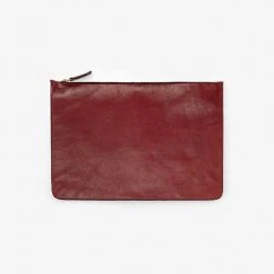 Los Angeles Apparel RLH3412 - Medium Leather Zip Pouch 14 Los Angeles Apparel RLH3412 - Medium Leather Zip Pouch