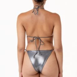 Los Angeles Apparel Women's RMH3004 - Shiny Matrix String Bikini Bottom