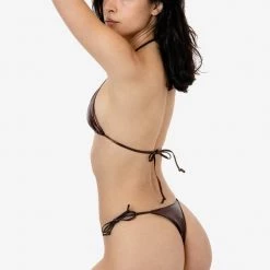 Los Angeles Apparel RLH740 - Metallic Leather Bikini Top 19 Los Angeles Apparel RLH740 - Metallic Leather Bikini Top
