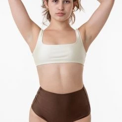 Los Angeles Apparel RNT3005 - Square Neck Bikini Top Women's 62 Los Angeles Apparel RNT3005 - Square Neck Bikini Top Women's